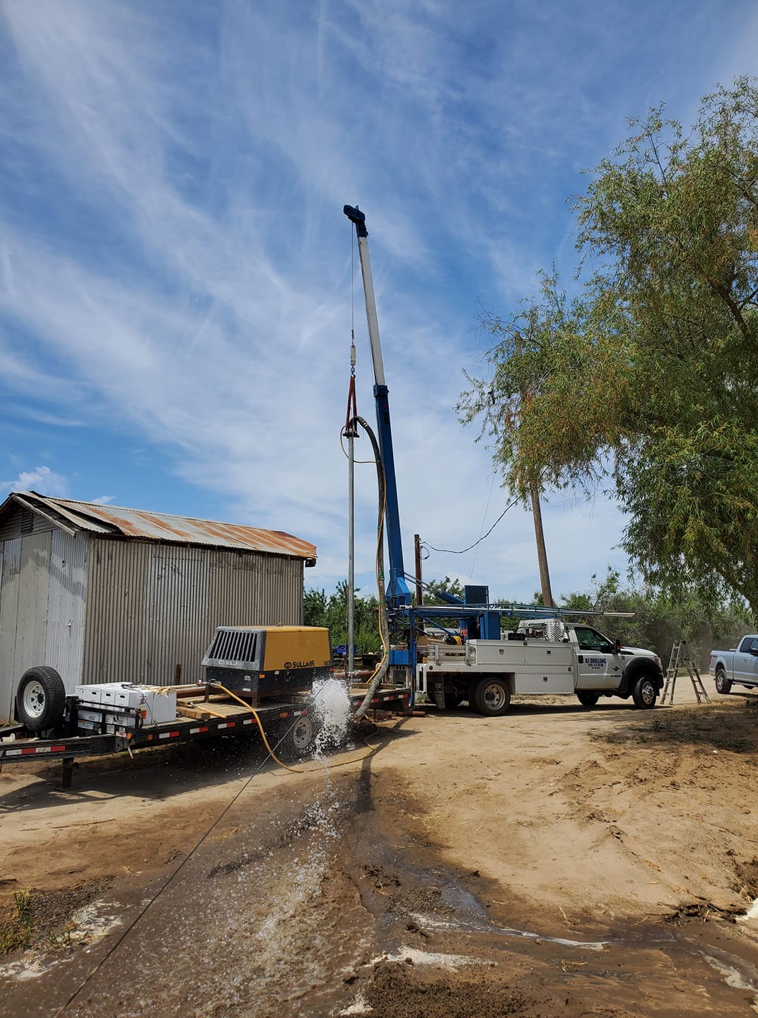 Hydro jetting well rehabilitation Sacramento County