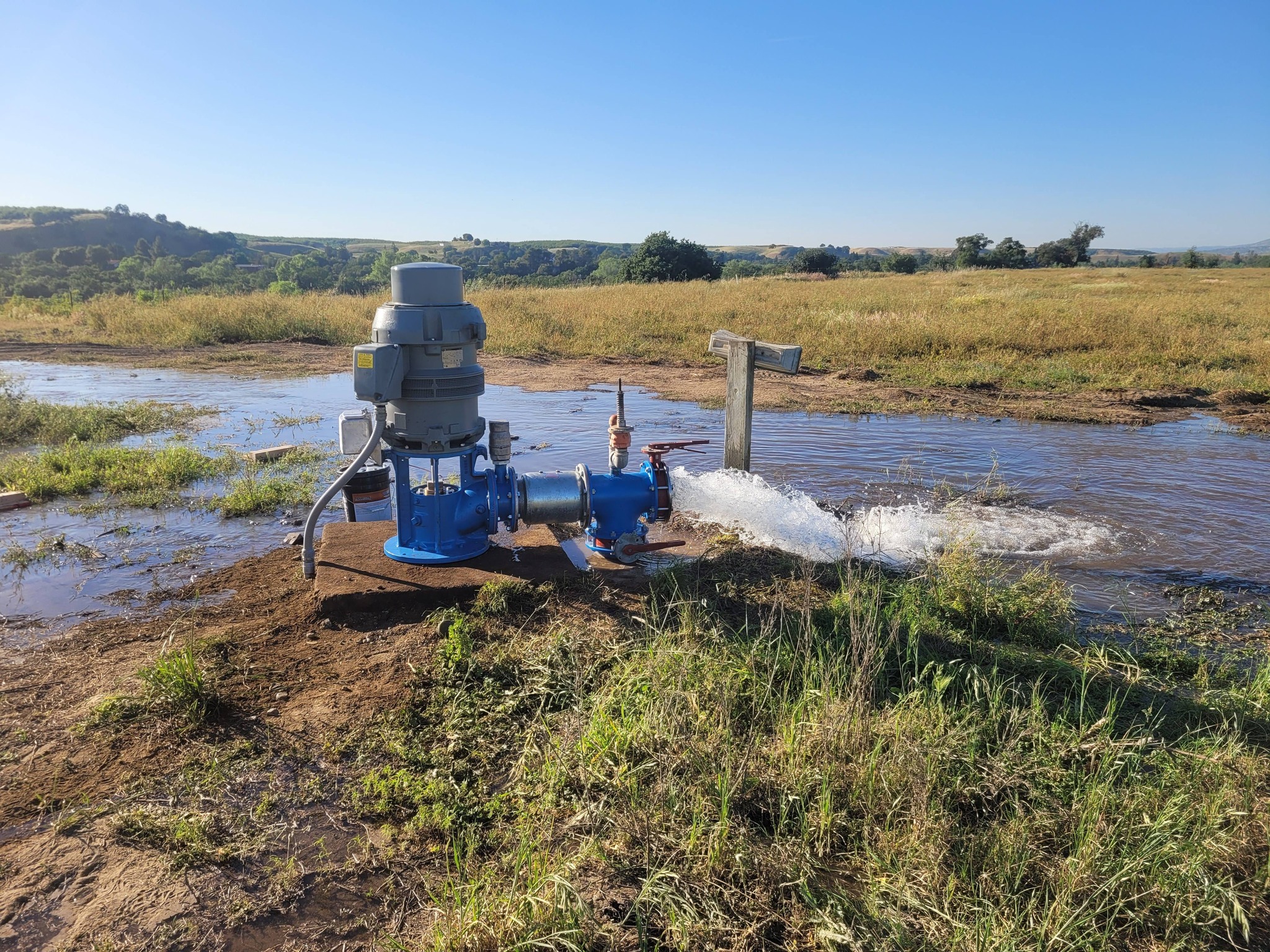 Agricultural pump installation Sacramento Valley